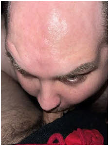 Closet fag Mark with a mouth full of prick