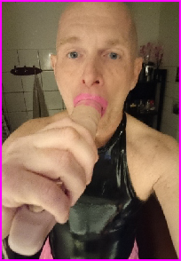 Bi-curious sissy slut Nico orally trains with a vibrator