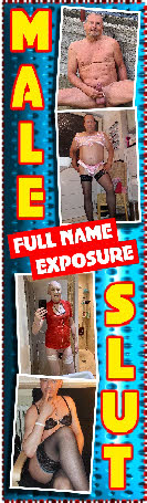 Shameless male sluts exposed with real names and locations