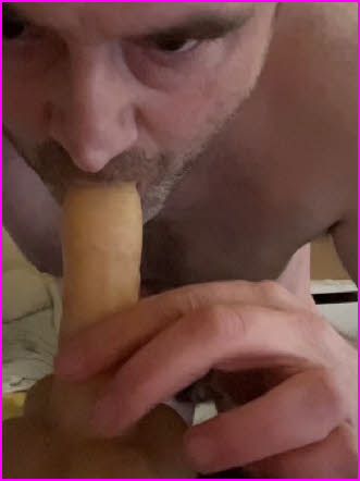 Cock-hungry sissy slut Gina practices with his dildo Cock-hungry sissy slut Gina practices with his dildo