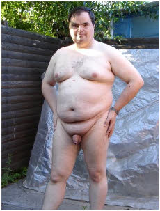 Nude male exhibitionist Holger from Germany