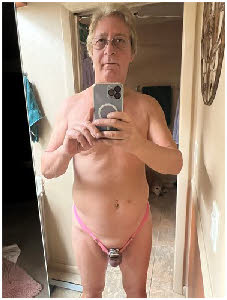Dumb sissy loser Scott exposes his limp caged manhood