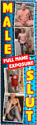 Shameless male sluts exposed with real names and locations