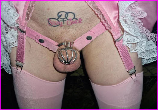 Tiny caged cock and pubic sissy tattoo of masculine failure Cassandra Tiny caged cock and pubic sissy tattoo of masculine failure Cassandra