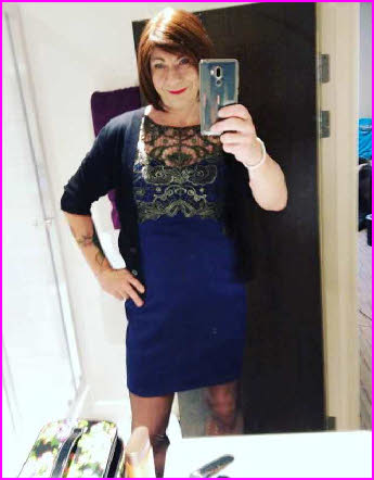 Sissy SindiGrace exposed in ladylike frock Sissy SindiGrace exposed in ladylike frock