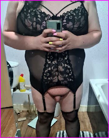 How tragic and utterly useless does Sissy Flora's tiny little penis look?