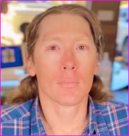 Instantly recognisable image of exposed gay sissy Morgan Kay from Alabama