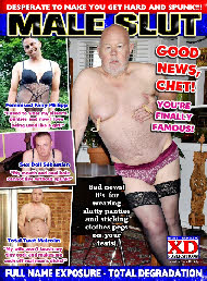 Slutty men exposed in porn magazine