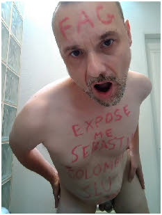 Sébastien Colombin's shameful body writing proves just how big a loser he is