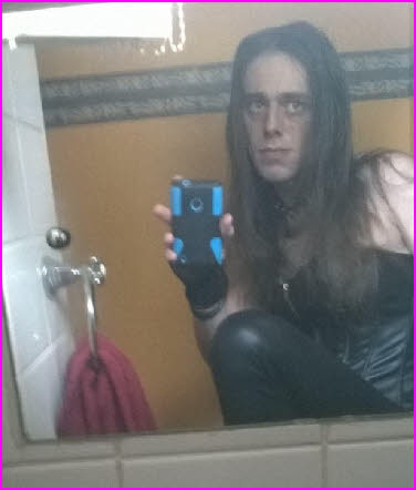Sissy bathroom selfie Sissy bathroom selfie